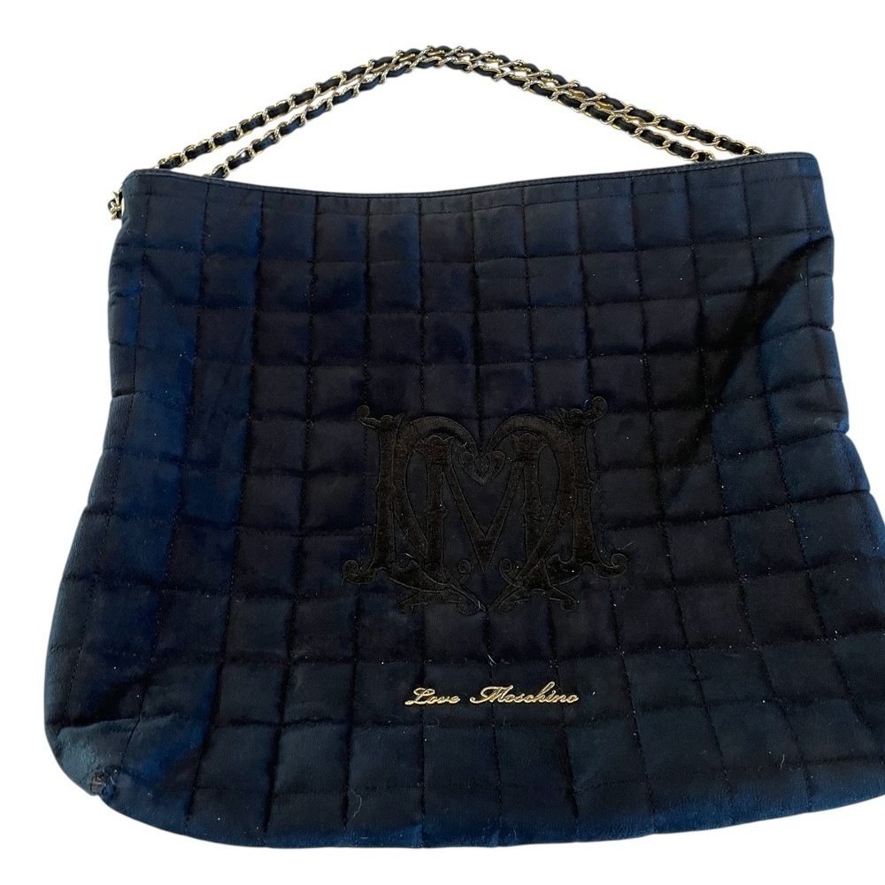 Love Moschino black Quilted Shoulder Bag
